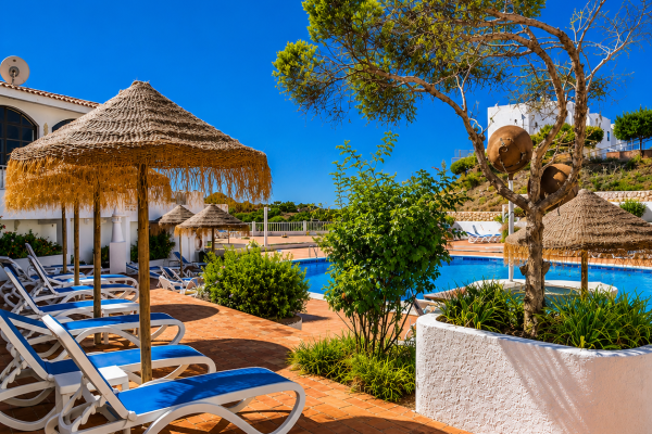 salema praia club swimming pool with views of the sea