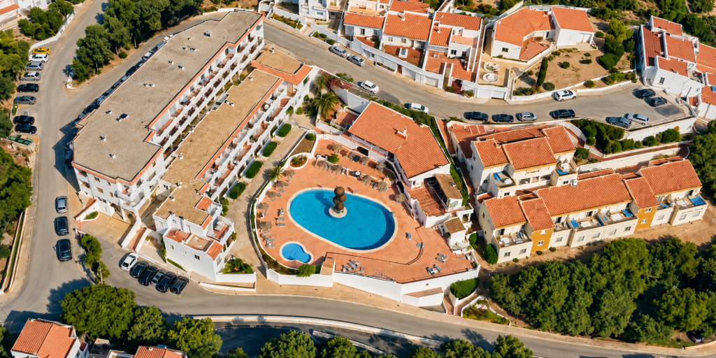 salema praia clube aerial photo